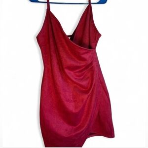 Iris Asymmetrical Red Dress